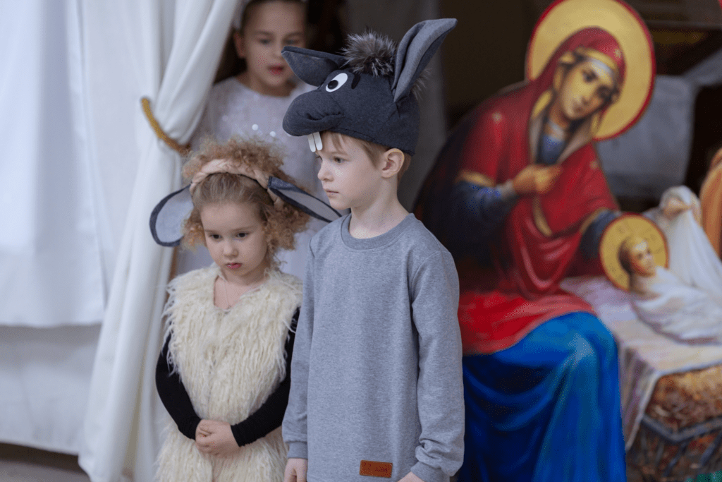 Рождественский детский праздник прошел с большим успехом