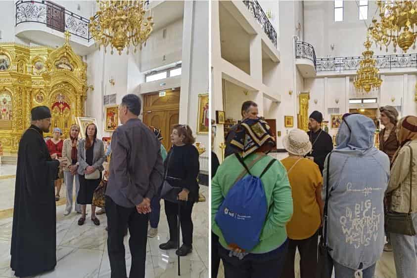 Главной темой экскурсии "Московского долголетия" стало житие небесного покровителя храма