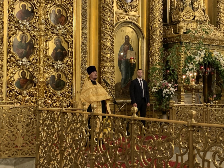 Проповедь иерея Александра Бриленкова о святителе Алексее Московском в Богоявленском кафедральном соборе на Патриаршей Литургии