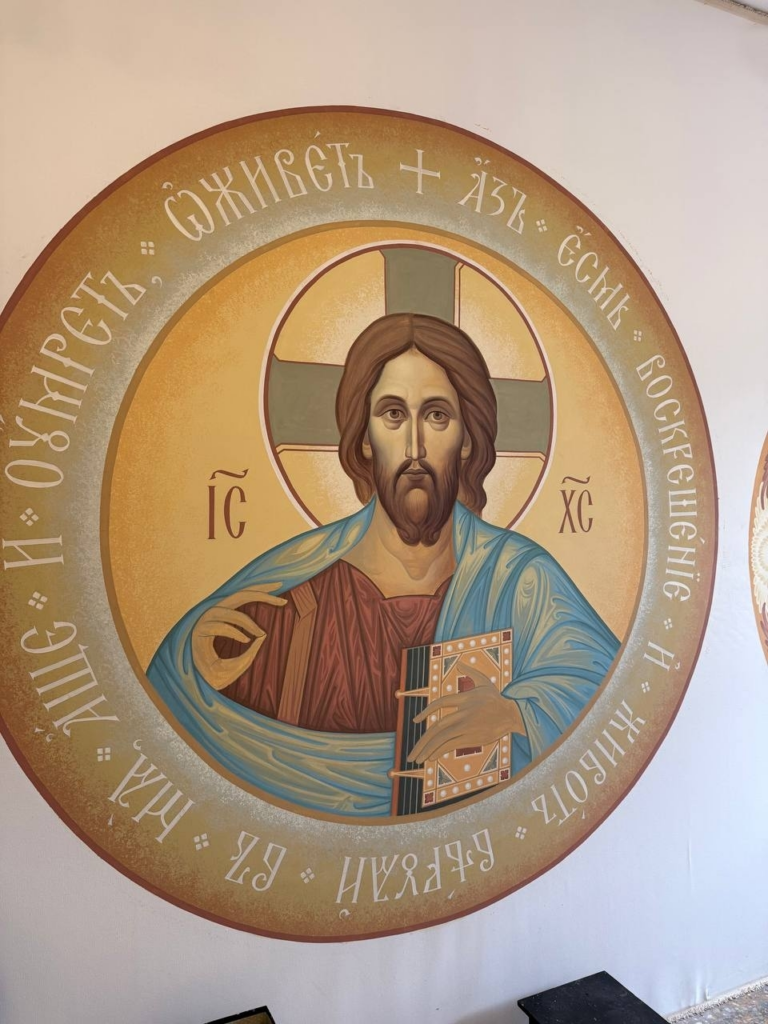 Началась прорисовка эскизов для росписи нижнего храма