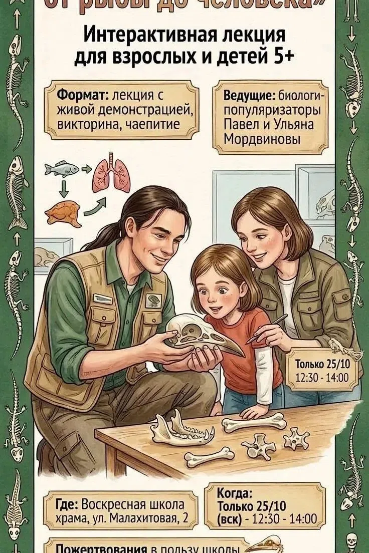 Приглашаем всех на лекцию «Загадки Божьего творения»