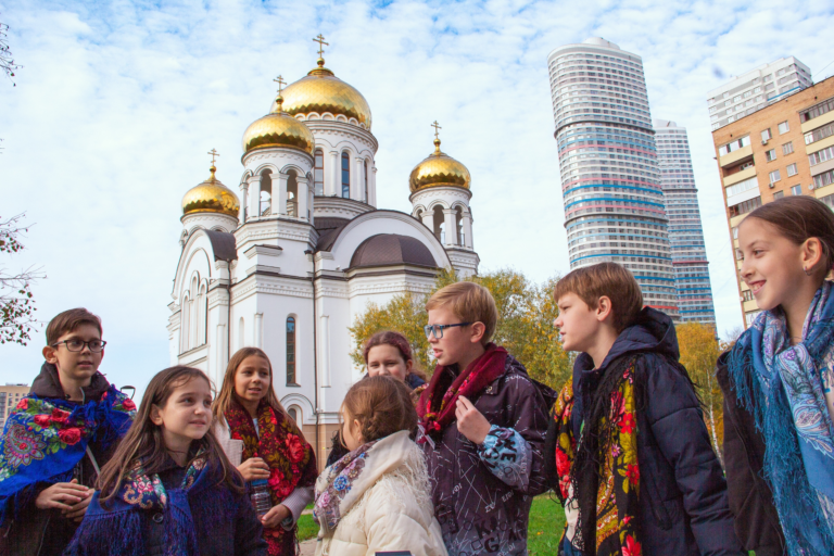 В Ростокинском храме состоялись «Покровские старты» для детей